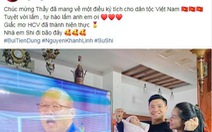 Văn Hậu 'khoe' ảnh nhận huy chương, Trọng Hoàng cảm ơn CĐV trên Facebook