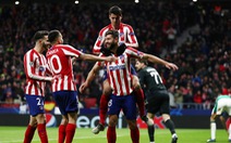 Atletico Madrid đáp ‘tàu muộn’ vào vòng 16 đội Champions League