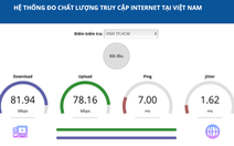 VNNIC cung cấp công cụ tự kiểm tra chất lượng truy cập Internet