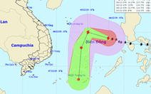 Bão số 7 có dấu hiệu suy yếu
