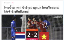Matichon: 'Hàng thủ vững chắc và hiệp 2, U22 Việt Nam mới là đội nhiều cơ hội hơn'