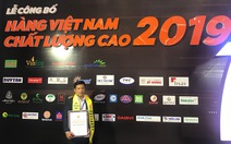 Wincofood nhận danh hiệu Hàng Việt Nam Chất Lượng Cao 2019