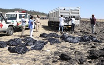 Chỗ máy bay Ethiopia rơi như bị bom cày, thi thể khắp nơi