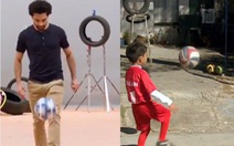 Fan 7 tuổi sút thần sầu như cầu thủ Mohamed Sala