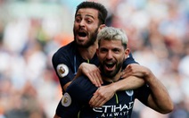 Aguero tỏa sáng, Manchester City tiếp tục dẫn trước Liverpool 1 điểm