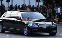 Ông Kim Jong Un xài xe chống đạn, hãng Daimler không biết ở đâu ra