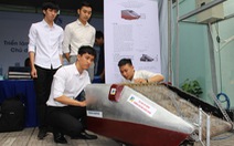Sinh viên sáng chế phương tiện gom rác thủy bộ