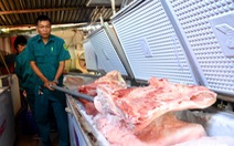 Tiêu hủy hơn 4 tấn thịt bị dịch tả heo châu Phi tại một kho lạnh