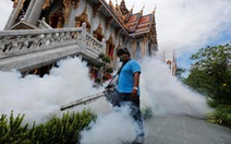 Thái Lan phun thuốc diệt muỗi để kiểm soát dịch sốt Chikungunya