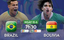 Lịch trực tiếp trận khai mạc Copa America giữa Brazil và Bolivia
