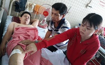 Bệnh nhân gãy đốt sống ngực, bệnh viện khoan nhầm cẳng chân