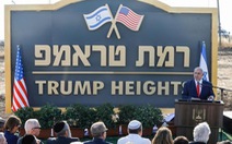 Israel công bố khu tái định cư mang tên ông Trump ở cao nguyên Golan