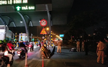 Một thầy giáo tử vong do đụng phải trạm thu phí trên xa lộ Hà Nội