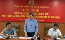 10 cán bộ công đoàn được tặng giải thưởng Nguyễn Văn Linh