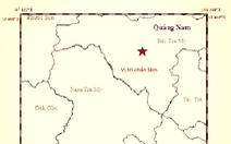Động đất 3,8 độ Richter ở Quảng Nam
