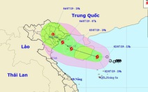 Áp thấp mạnh thành bão, cách đất liền Quảng Ninh - Hải Phòng 500km