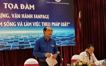 Xây dựng fanpage hỗ trợ thanh niên Việt Nam về pháp luật