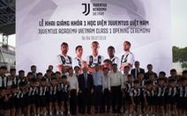 60 cầu thủ nhí trúng tuyển khóa đầu Học viện Juventus VN