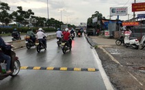 Tháo bỏ gờ giảm tốc gây tai nạn chết người trên xa lộ Hà Nội