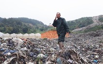 “Núi rác” Cam Ly đổ xuống đất vườn của dân