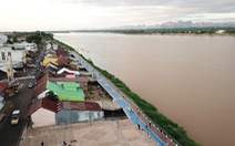 Nước sông Mekong dâng lên 60-70cm/ngày ở Thái Lan