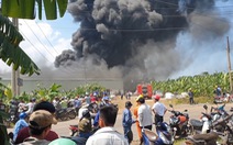 Cháy lớn tại công ty chuyên sản xuất bao bì ở Đồng Nai
