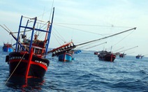 Phản đối tàu Trung Quốc đâm chìm tàu cá Quảng Ngãi ở Hoàng Sa