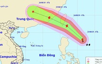 Bão gần Biển Đông đang mạnh lên, Bắc Bộ, Bắc Trung Bộ mưa dông