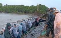 Cà Mau ban bố tình huống khẩn cấp hộ đê biển Tây