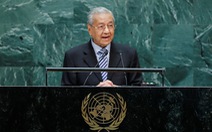 Ở Liên Hiệp Quốc, ông Mahathir cáo buộc Israel là 'nguồn cơn khủng bố'