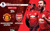 Lịch trực tiếp đại chiến MU - Arsenal