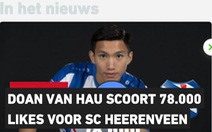 Vừa ký xong hợp đồng, Văn Hậu đã 'ghi bàn' cho SC Heerenveen