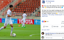 CLB Heerenveen gây sốt khi chúc Văn Hậu may mắn trong trận gặp Thái Lan