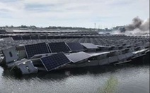 Bão Faxai gây cháy nhà máy điện mặt trời lớn nhất Nhật Bản