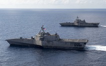 Tàu chiến Mỹ áp sát thực thể lớn nhất Trung Quốc xây trái phép ở Trường Sa