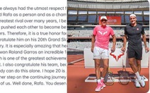 Federer viết Facebook chúc mừng 'kình địch vĩ đại' Nadal giành Grand Slam thứ 20