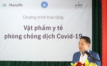 Manulife Việt Nam đóng góp gần 3,5 tỉ đồng  cho tuyến đầu chống dịch