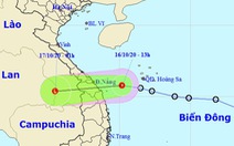 Áp thấp nhiệt đới cách Đà Nẵng - Bình Định 160km, đất liền gió giật cấp 7