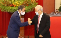 Tổng bí thư, Chủ tịch nước Nguyễn Phú Trọng tiếp Thủ tướng Nhật Bản Suga Yoshihide