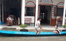 Kiên Giang: Ngập úng, lở đê khắp nơi do ảnh hưởng mưa bão, triều cường