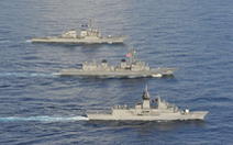 Tàu chiến Mỹ, Nhật, Úc tập trận lần thứ 5 trong năm 2020 trên Biển Đông