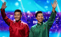 Quốc Cơ, Quốc Nghiệp đấu giá áo dài mặc tại Britain's Got Talent ủng hộ miền Trung