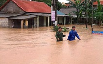 1 người chết, 8 người mất tích do mưa lũ ở Quảng Trị và Thừa Thiên Huế