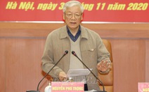 Tổng bí thư, Chủ tịch nước Nguyễn Phú Trọng chủ trì Hội nghị của Quân ủy trung ương