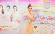 Hoa hậu Hoàng Thị Thảo Nguyên ngồi ghế nóng bán kết cuộc thi sắc đẹp