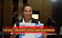 Dính nghi án tham nhũng, ông Somyot vẫn tái đắc cử chủ tịch Hiệp hội Bóng đá Thái Lan