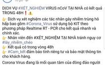 Buộc phòng khám ngưng ngay quảng cáo dịch vụ xét nghiệm virus corona tại nhà