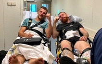 Hai võ sĩ MMA 'nắm tay nhau' nhập viện sau khi cống hiến trận đấu cực hay