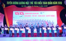 Ba đề cử Gương mặt trẻ Việt Nam tiêu biểu đoạt giải Gương mặt trẻ tiêu biểu toàn quân