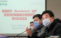 Trung Quốc sẽ thử nghiệm thuốc của Mỹ cho bệnh nhân nhiễm virus corona